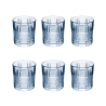 Sæt med 6 glas til vand 340 ml i dekoreret glas Dublin Rabatter