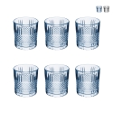 Sæt med 6 glas til vand 340 ml i dekoreret glas Dublin Kampagne