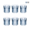 Sæt med 6 glas til vand 340 ml i dekoreret glas Dublin Kampagne