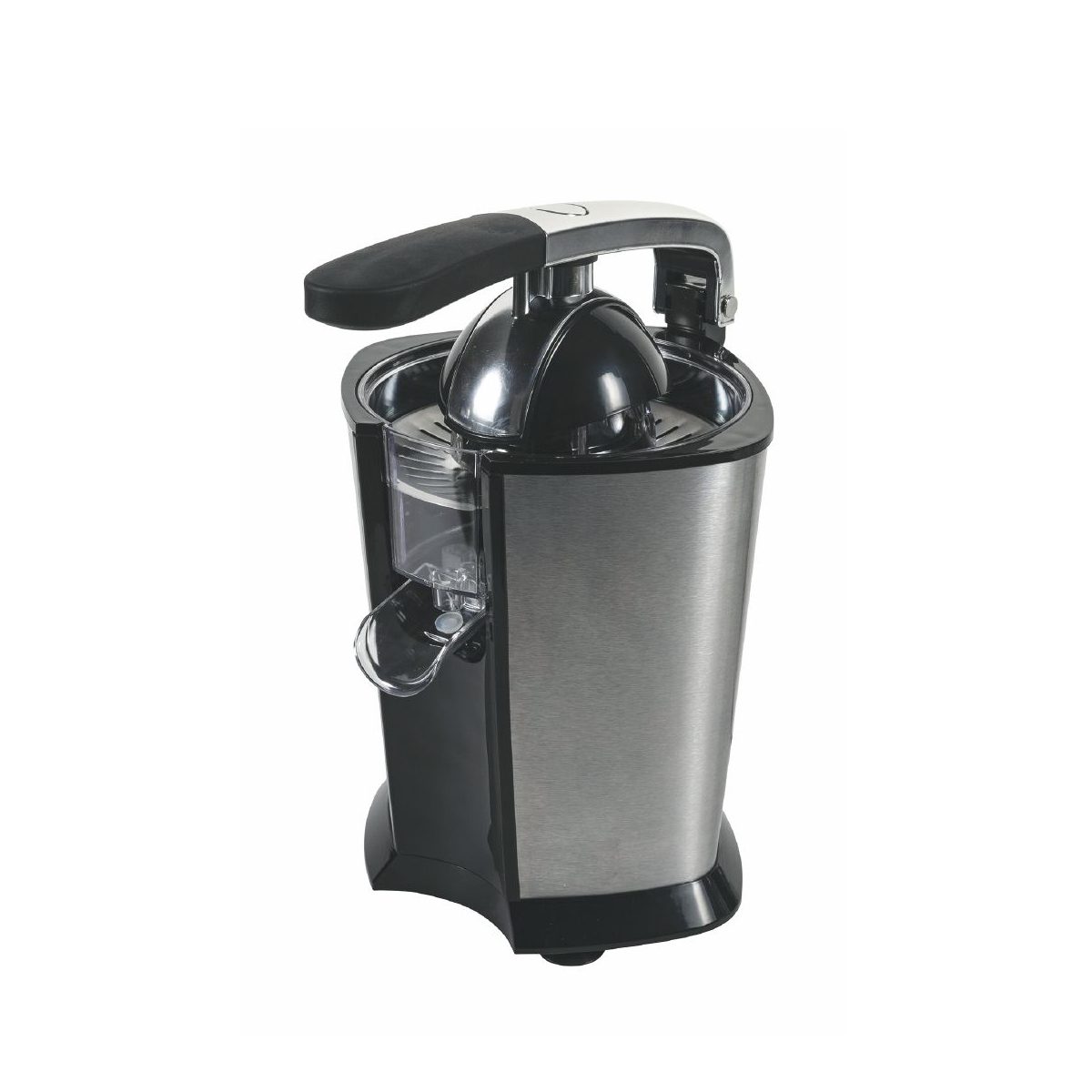 Elektrisk citruspresser med filter i rustfrit stål og tud 160W Juicy Kampagne Elektrisk citruspresser med filter i rustfrit stål og tud 160W Juicy Kampagne