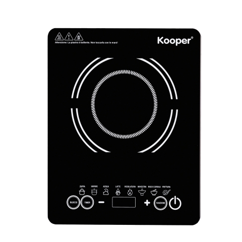 Bærbar induktionskogeplade 8 programmer touchskærm 1500W Tandu Kampagne