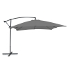 Havemærkeparasol 3x2m med sidearm i stål Kios Udsalg