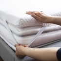 Topmadras i memory foam 80x190cm aftageligt betræk Mavka På Tilbud