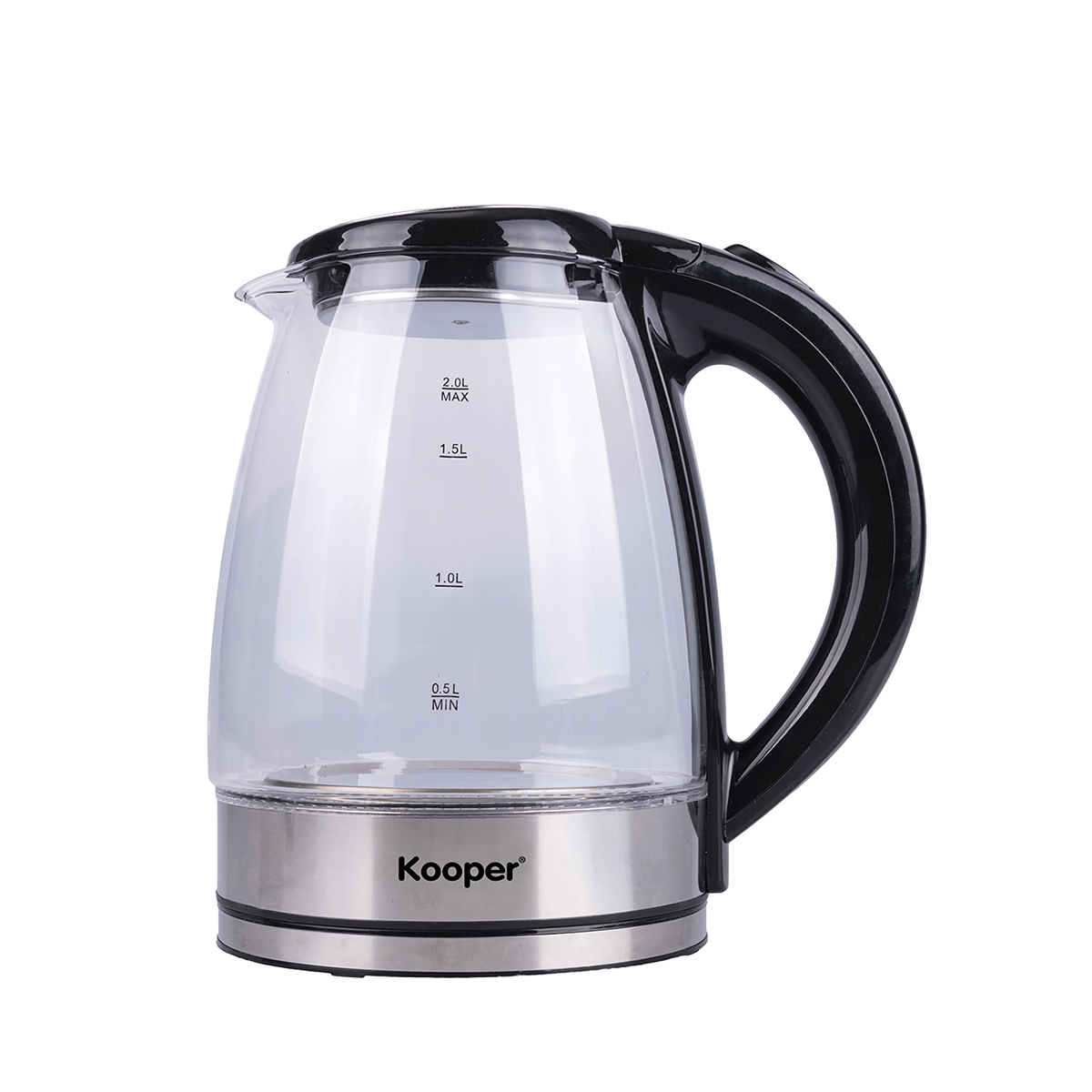Elektrisk kedel med glasskande LED-base 1800W Nashi Kampagne Elektrisk kedel med glasskande LED-base 1800W Nashi Kampagne