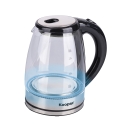 Elektrisk kedel med glasskande LED-base 1800W Nashi Udsalg