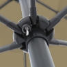 Rund haveparasol med centralt skaft, 3m - Cuba Rabatter