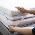 Topmadras 160x190 Memory Foam Hvid Nuvia Udsalg