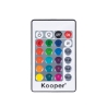 RGB touch-lampe, genopladelig med fjernbetjening og 4 funktioner Diamond Palace Udsalg