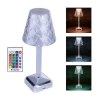 Genopladelig touch-lampe RGB med 4 justerbare lys Diamond Crystal Tilbud