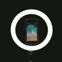 Ring light LED selfie lampe med smartphoneholder Fira På Tilbud