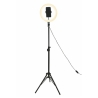 Ring light LED selfie lampe med smartphoneholder Fira Valgfri