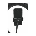 Ring light LED selfie lampe med smartphoneholder Fira Omkostninger