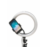 Ring light LED selfie lampe med smartphoneholder Fira Model