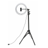 Ring light LED selfie lampe med smartphoneholder Fira Billig