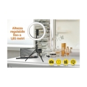 Ring light LED selfie lampe med smartphoneholder Fira 