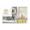 Ring light LED selfie lampe med smartphoneholder Fira 
