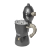 Espressokande 2 kopper i aluminiumlegering med træeffekt håndtag Buon Caffè Tilbud