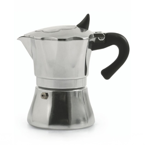 Aluminiums espressokande moka til 3 kopper - Gaia Kampagne