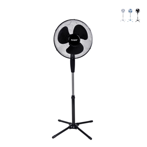 Gulvventilator med krydsfod, 3 hastigheder, 45 W, 133 cm ArticFresh Kampagne