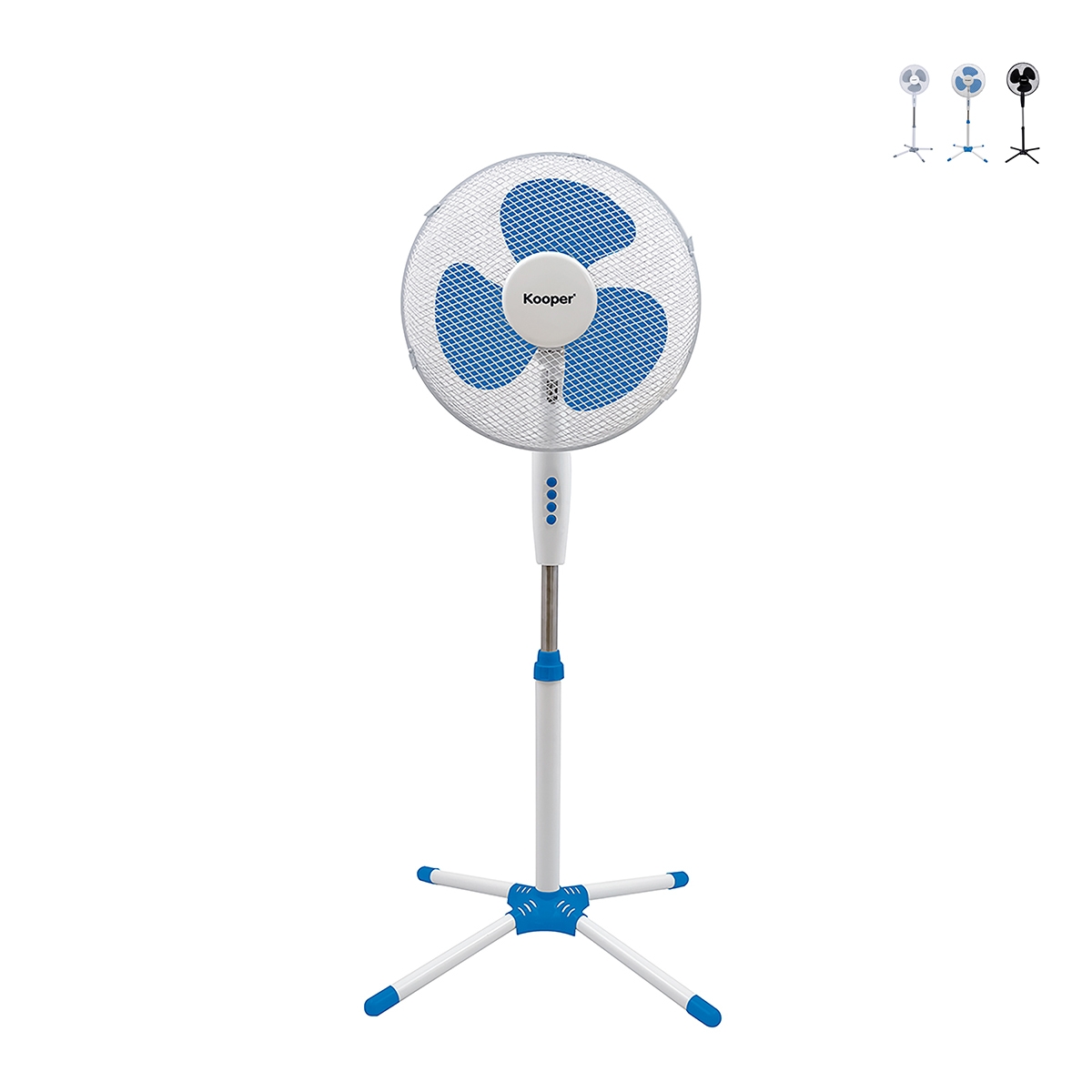 Gulvventilator med krydsfod, 3 hastigheder, 45 W, 133 cm ArticFresh Model