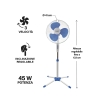 Gulvventilator med krydsfod, 3 hastigheder, 45 W, 133 cm ArticFresh Pris