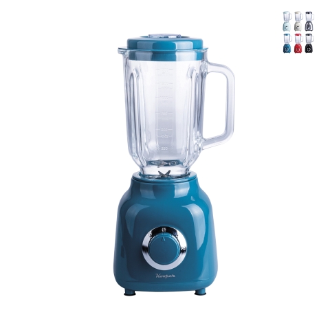 Elektrisk blender 500W med 1,5L glasbeholder og rustfri stålklinger Dari Kampagne