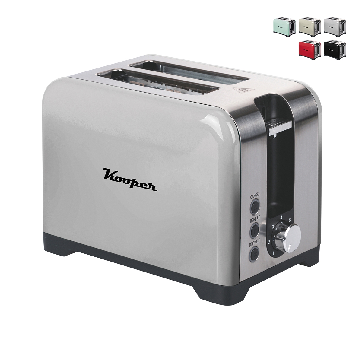 Vintagebrødrister med 2 sprækker, timerfunktion og optøning Tepak Mængderabat Vintagebrødrister med 2 sprækker, timerfunktion og optøning Tepak Mængderabat