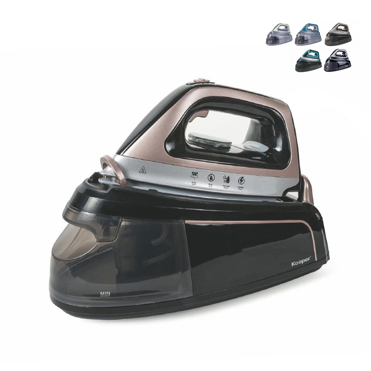 Dampstrygejern med keddel 2400W keramisk plade Skyfall Vapor Kampagne Dampstrygejern med keddel 2400W keramisk plade Skyfall Vapor Kampagne