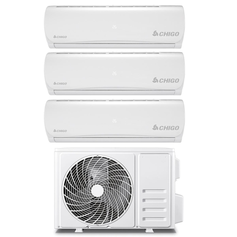 Klimaanlæg Trial Split 2x9000 + 12000 BTU med WiFi og Inverter Aero Kampagne
