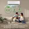 Inverter klimaanlæg 24000 BTU med varmepumpe og WiFi Aero Mængderabat
