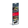 Sæt med 2 non-stick grillmåtter 40x33cm beskyttende Fira Udsalg