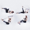 Multifunktionel pilates- og yogastang med elastikker Tera På Tilbud