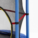 Rund trampolin 140 cm til børn med sikkerhedsnet Frog Tilbud