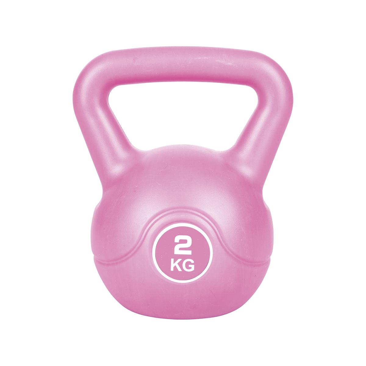 Kettlebell 2Kg med skridsikkert greb til fitnessøvelser Tibor Kampagne Kettlebell 2Kg med skridsikkert greb til fitnessøvelser Tibor Kampagne
