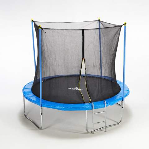 Kangaroo M Playtown lille trampolin 245 cm net til børn udendørs