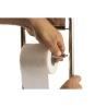 Badeværelsesstativ med toiletbørsteholder og toiletrulleholder i metal Avela Tilbud