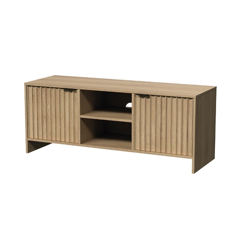 TV-skab i træ med 2 låger og 2 hylder 140x39,5x49 cm Talua Kampagne
