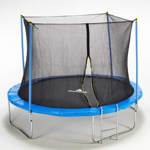 Kangaroo XXL Playtown trampolin 427 cm med net til børn voksne udendørs