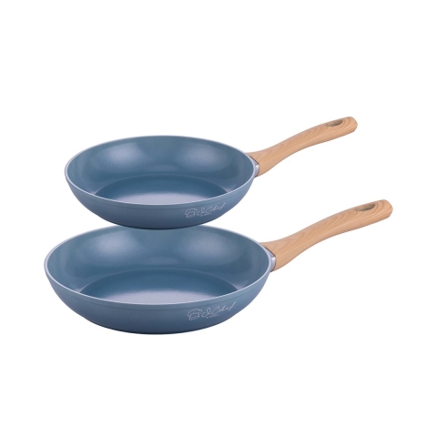 Sæt med 2 keramiske non-stick pander til induktion 22-26 cm Kampagne