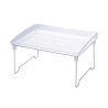 Foldbar transparent rumdeler hylde 29,5x21x16 cm Lumora Kampagne