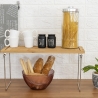 Foldbar køkkenorganizer i træ 32x28x15,5cm Seluna Rabatter