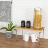 Foldbar køkkenorganizer i træ 32x28x15,5cm Seluna Mængderabat