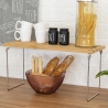 Foldbar køkkenorganisator i træ 47x18,5x22cm Kurnek Valgfri