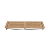 Foldbar køkkenorganisator i træ 47x18,5x22cm Kurnek Udsalg