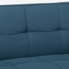 Astralis 2 personers sofa futon sovesofa stof med metalben USB-oplader Pris