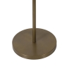 Satinfinish metalgulvlampe med hvid lampeskærm Kirosh Tilbud