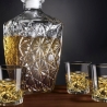 Sæt glaskaraffel til likør + 6 glas Diamante På Tilbud