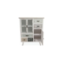 Shabby chic trækommode med 5 skuffer og 3 låger Decapé Tilbud