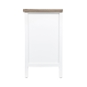 Shabby chic TV-bord i træ med 2 skuffer Terosk Udsalg
