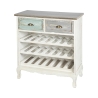 Shabby Chic Cortez vinskab i træ, plads til 21 flasker Kampagne